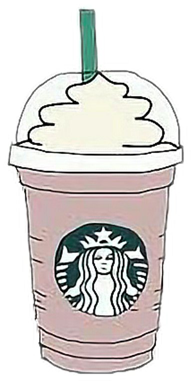 Cute Tumblr Starbucks Png (1024x1024), Png Download