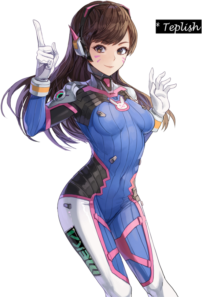 Overwatch Dva Png (751x1063), Png Download