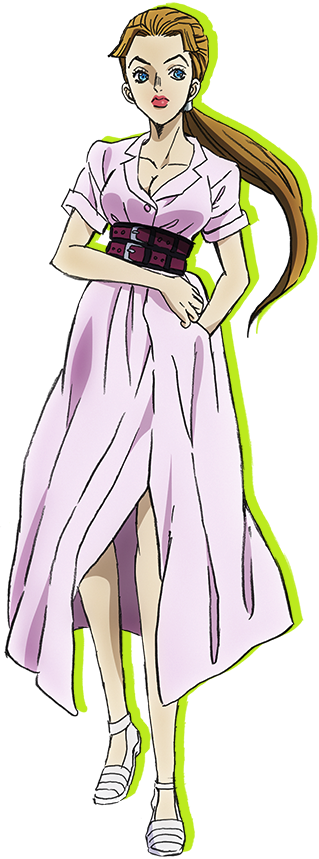 Sayaka Ohara - Jjba Aya Tsuji (319x859), Png Download