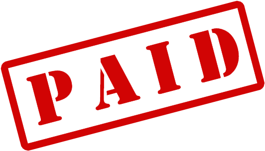 Paid - Vector Graphics - Free Transparent PNG Download - PNGkey