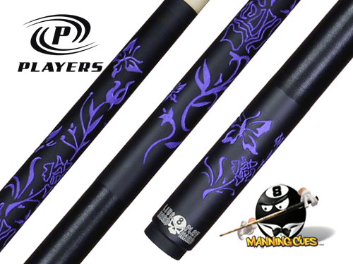 Players D-lbf Laser Etched "purple - Players Cue C 9921 (500x374), Png Download