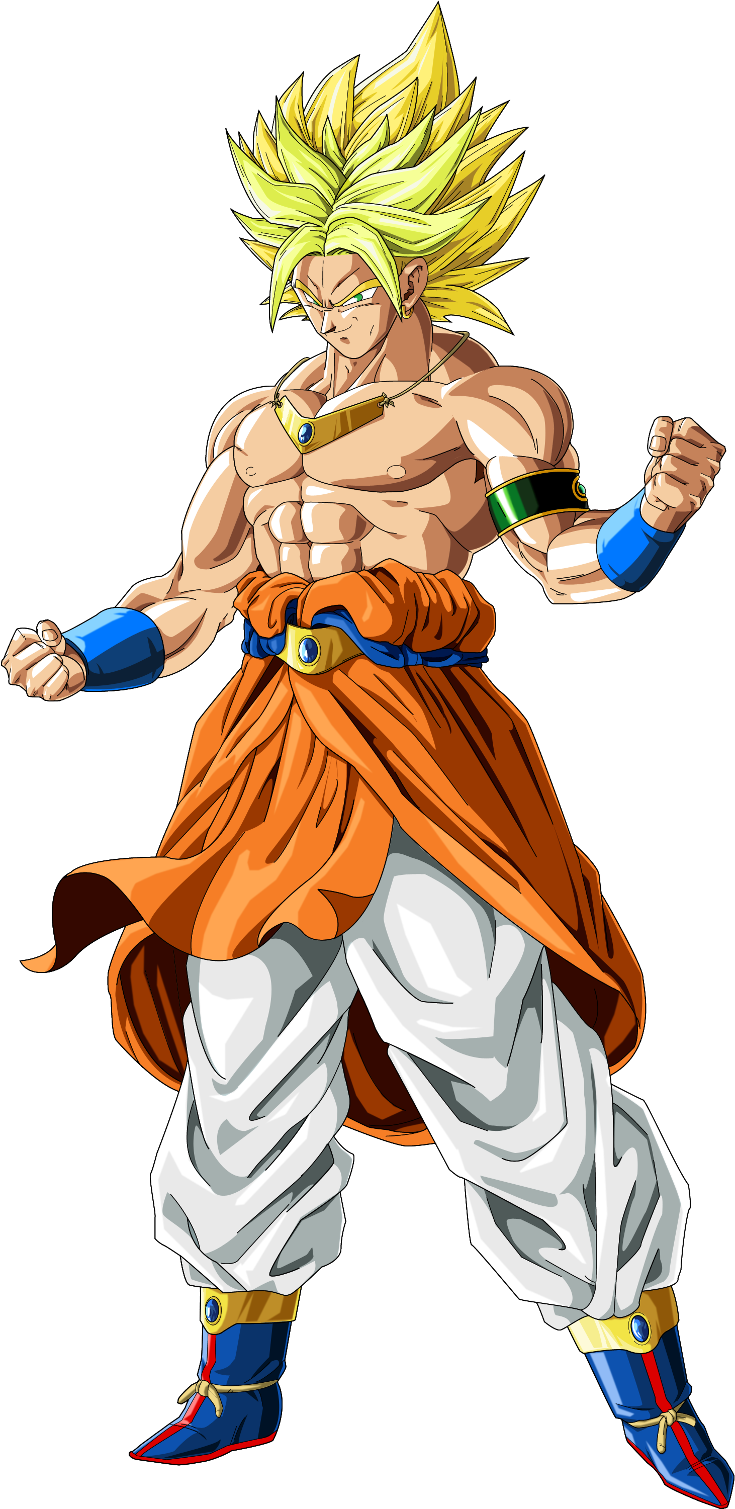 Goku E Broly Si Fondono In Karoly - Topper De Bolo Dragon Ball (2400x3000), Png Download