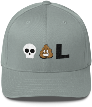 Skullpoopl Flexfit Hat - Baseball Cap (375x400), Png Download