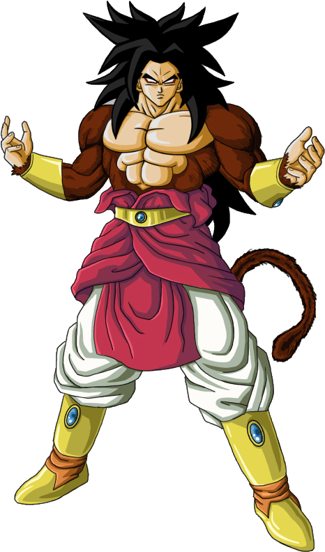 Clip Free Download Image Ssj Png Z - Broly 4 (479x798), Png Download