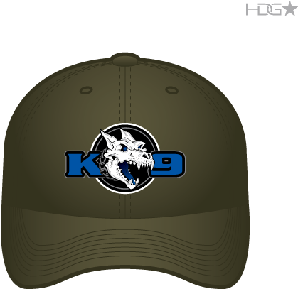Newman Police K-9 Association Olive Flexfit® Hat - Police K9 Hat (419x407), Png Download
