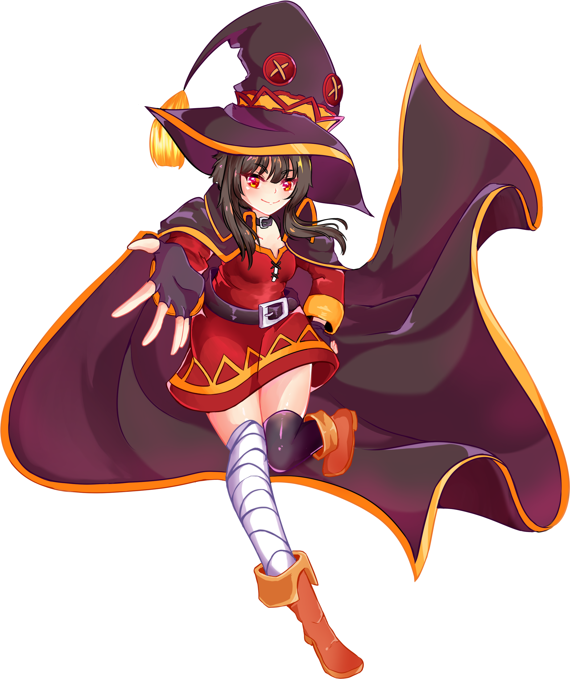 [standee] Megumin From Konosuba • Miyuuhime • Tictail - Illustration (2480x3508), Png Download
