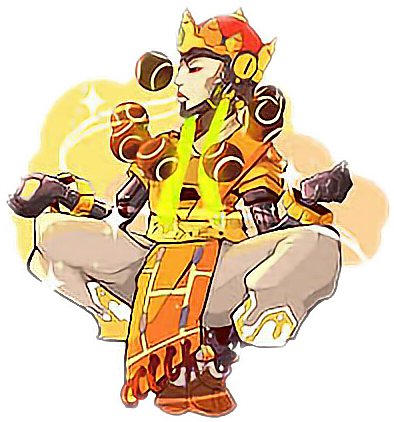 Zenyatta Sanzang Skin (394x422), Png Download