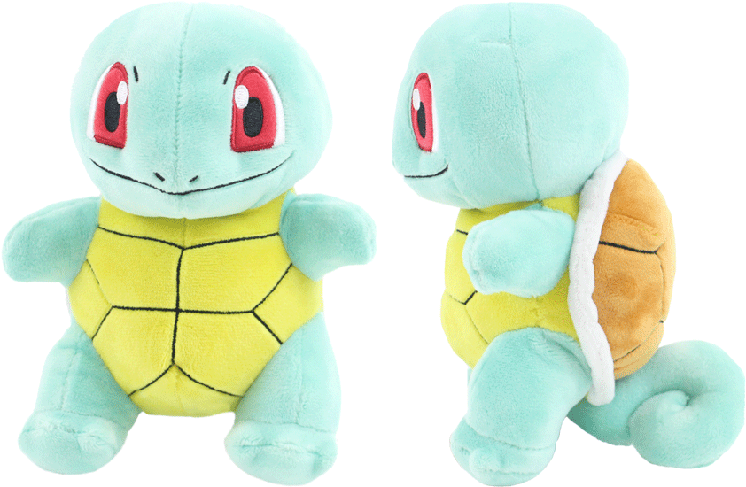 Squirtle 18cm Plush - Stuffed Toy (1000x577), Png Download