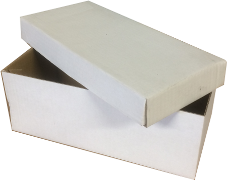 Shoe Box With Removable Lid White - Box With Removable Lid (462x392), Png Download