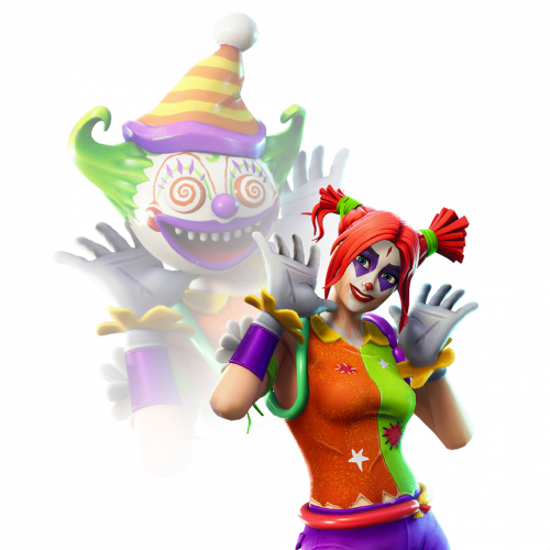 Outfit - Fortnite Clown Skin Png (500x500), Png Download