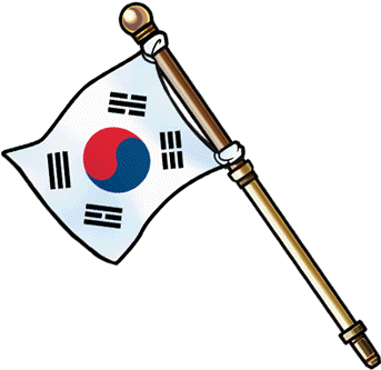 Gear-flag Of South Korea Render (380x380), Png Download