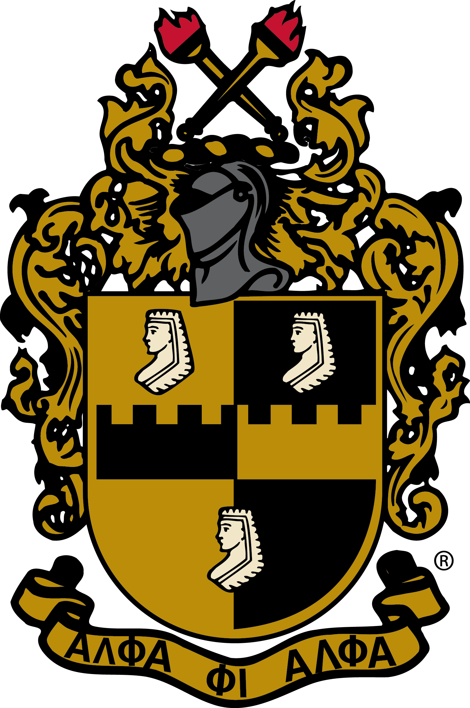 Alpha Phi Alpha Crest - Alpha Phi Alpha Fraternity Logo (1619x2435), Png Download