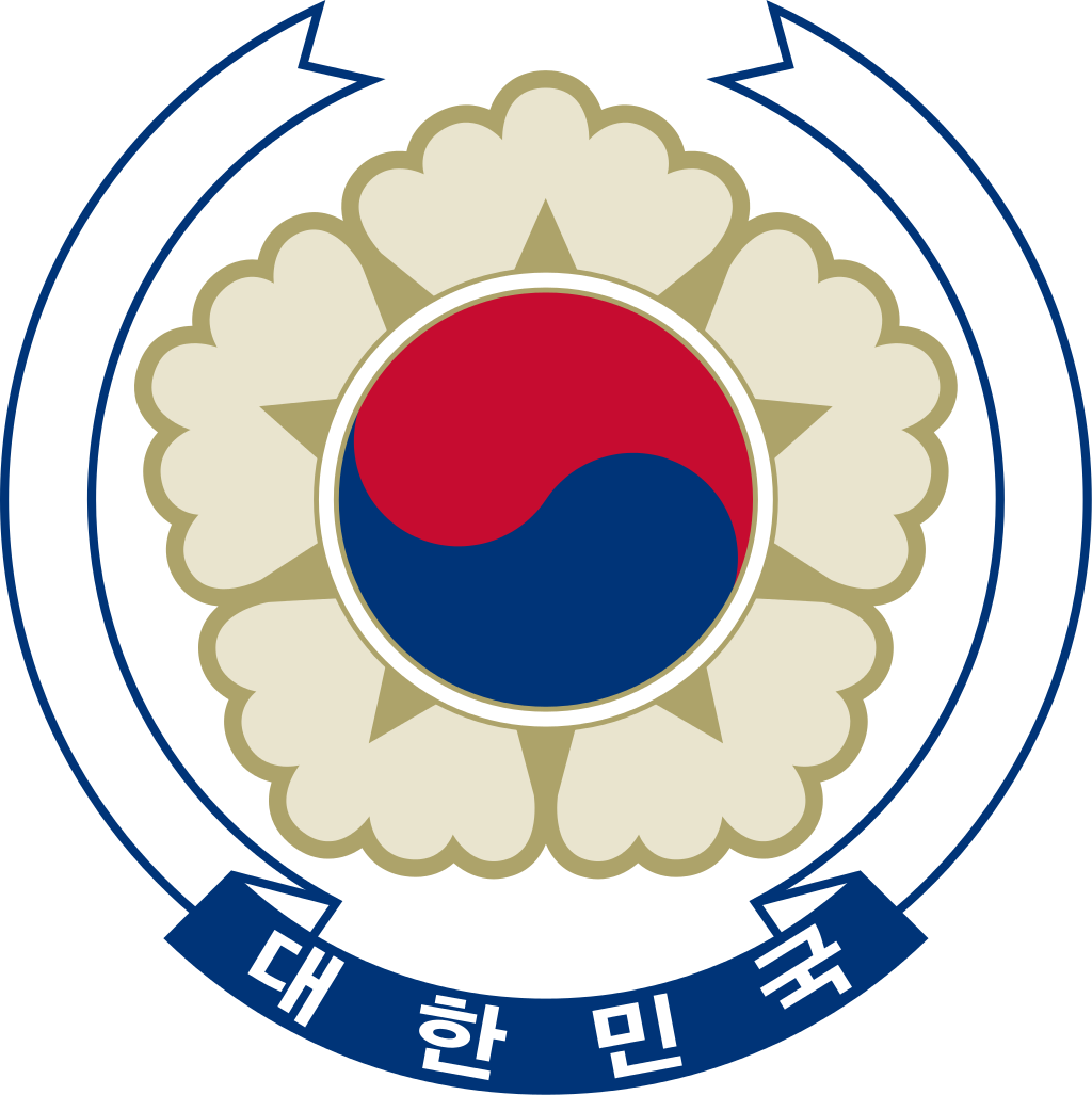 Flag, Coat Of Arms - Coat Of Arms South Korea (1024x1027), Png Download