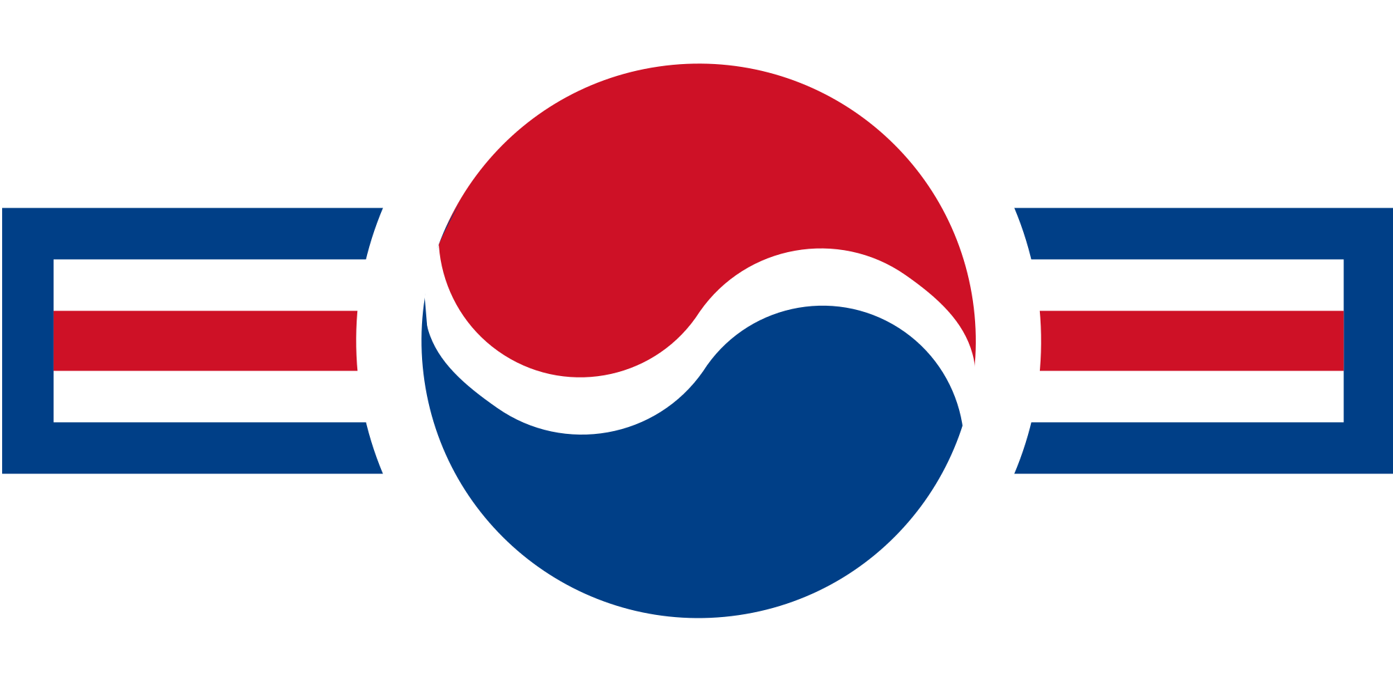 Open - South Korean Navy Flag (2000x985), Png Download