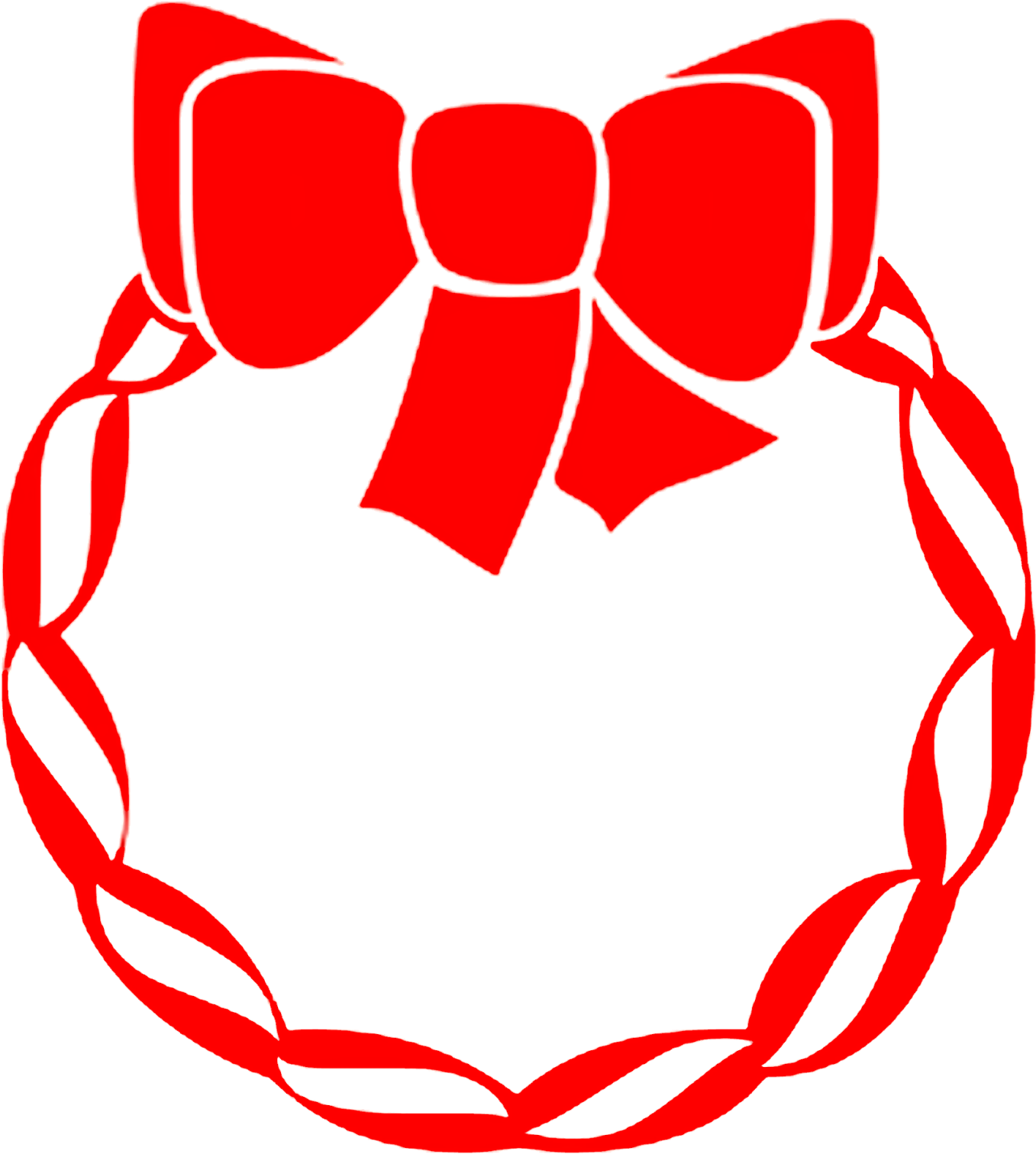 Happy New Year - Christmas Wreath Clipart (1506x1600), Png Download