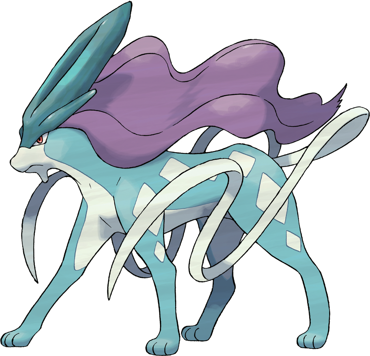 Suicune - Pokemon Suicune (1280x1280), Png Download