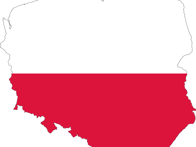 Poland Clipart American Flag - Poland Vector Map (640x480), Png Download