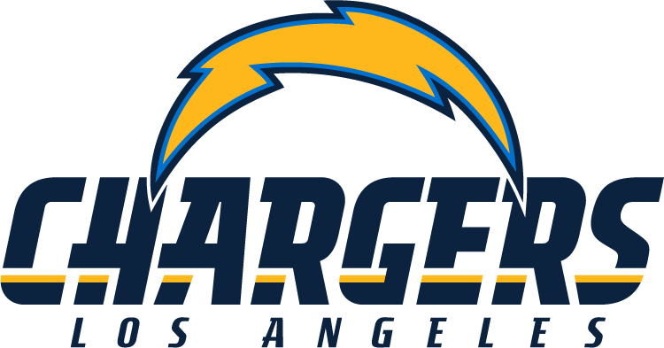 Los Angeles Chargers Logo - Chargers Logos (750x393), Png Download