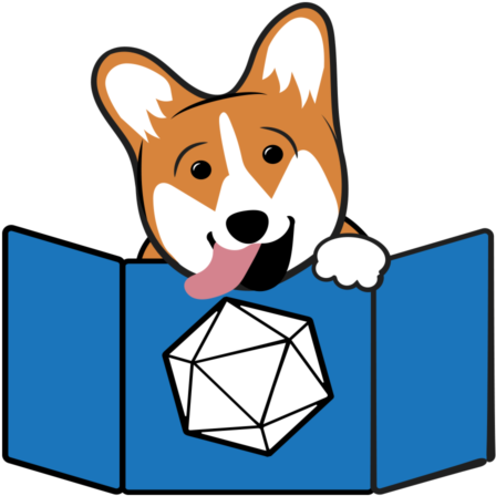 Dire Corgi By Gabriel Jewell - Cartoon (600x600), Png Download
