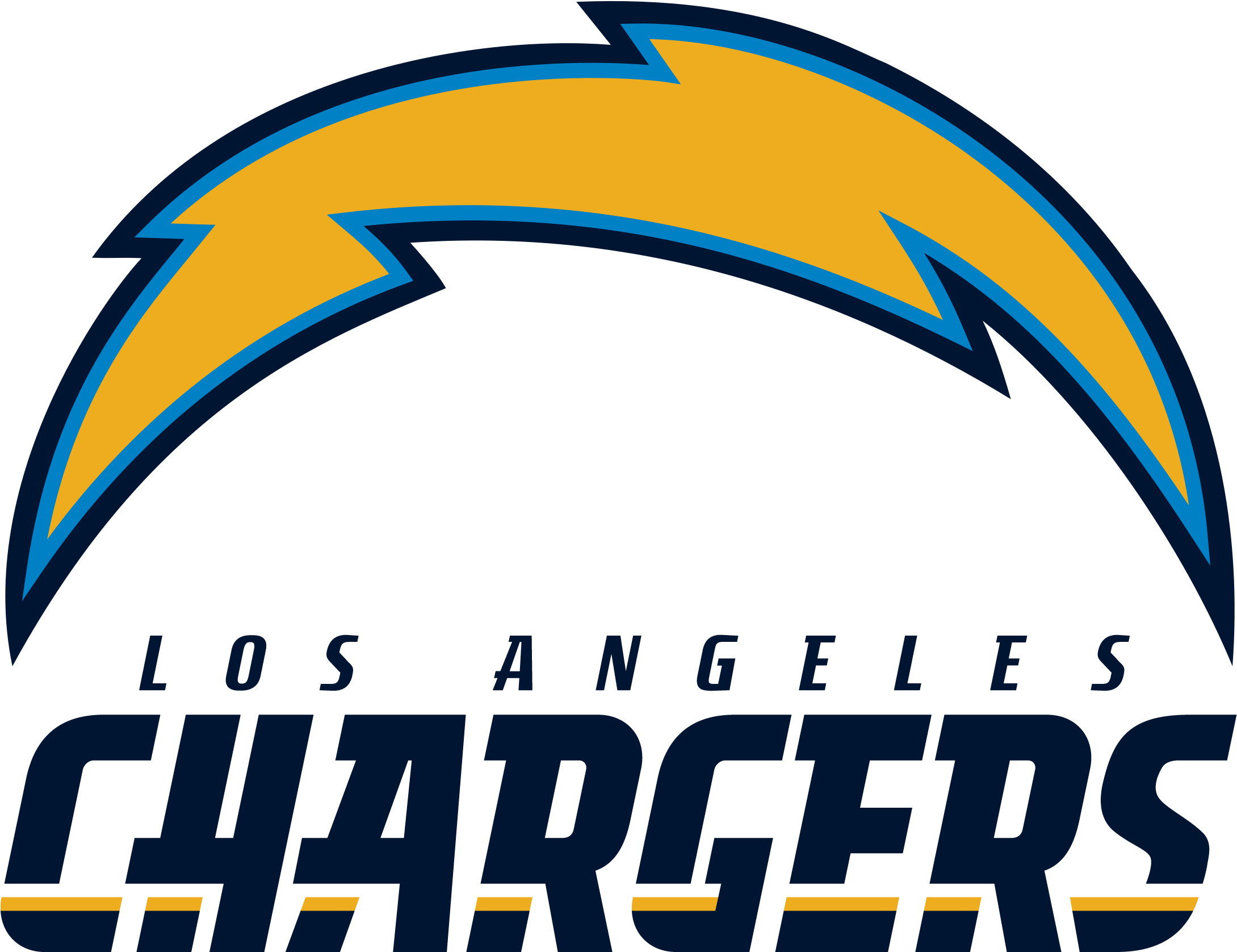 San Diego Chargers Decal Large (2400x2000), Png Download