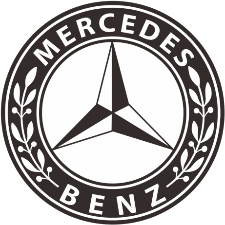 Free Png Mercedes-benz Logo Black And White Png Images - Mercedes Benz Logo Black And White (850x479), Png Download