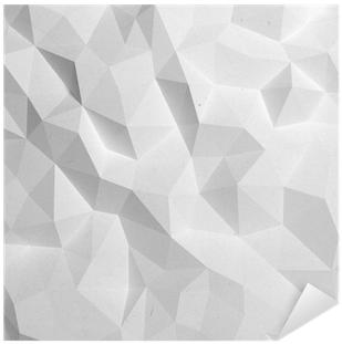 Abstract White Triangle 3d Geometric Paper Background - Triangle (400x400), Png Download