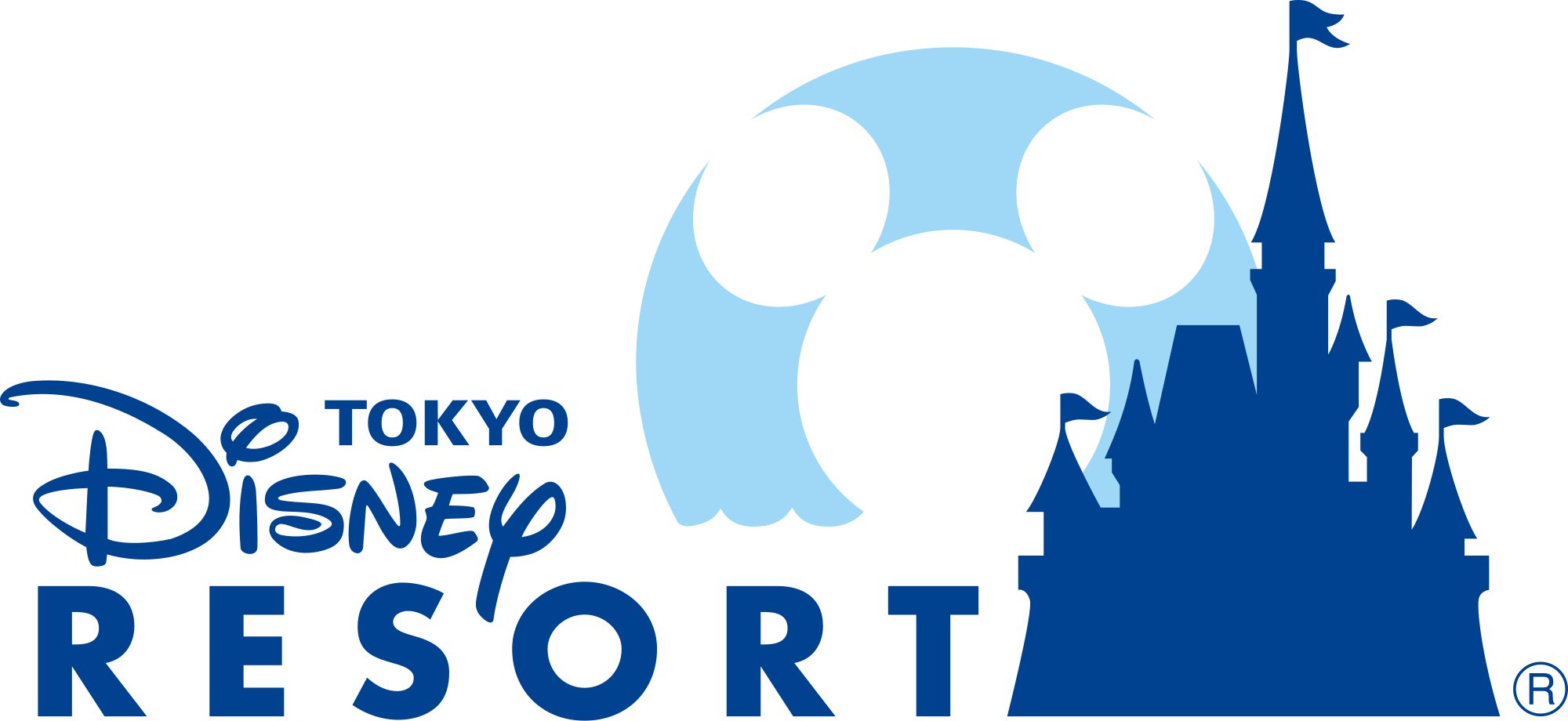Disneyland Logo Transparent - Tokyo Disney Resort Logo (2000x920), Png Download