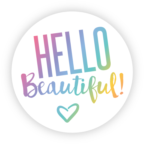 Hello Beautiful Stickers - Hello Beautiful Lularoe (500x500), Png Download