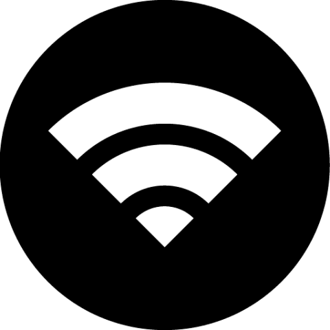 Free Png Wifi Icon Black Png Images Transparent - Wifi Symbol (480x480), Png Download