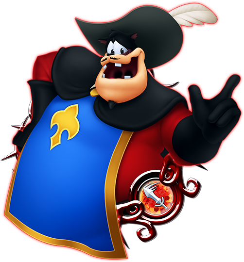 Mickey, Donald, Goofy - Kingdom Heart Disney Villain (532x556), Png Download