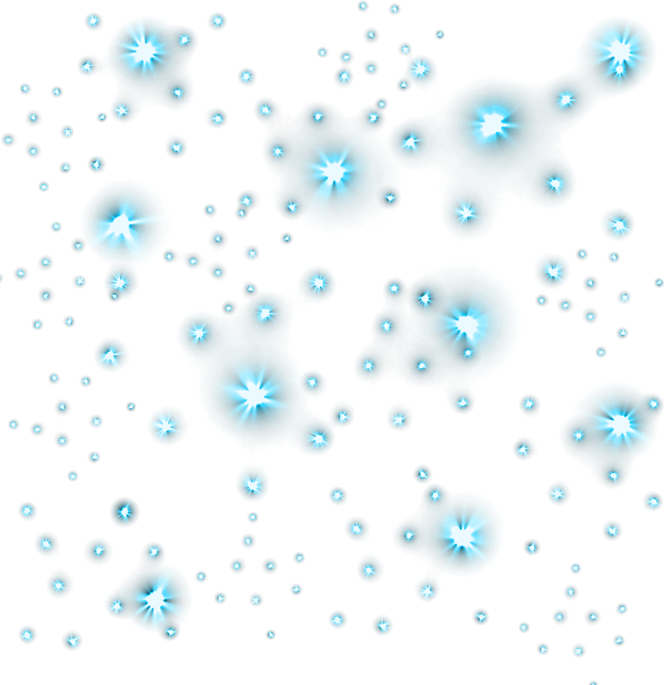 Blue Glow Stars Png (963x994), Png Download