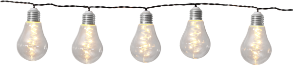 Solar Light Chain Glow - Ljusslinga Solcell (600x600), Png Download