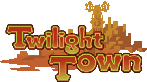 A Town Teetering On The Edge Between Light And Darkness - Kingdom Hearts Worlds Name (550x338), Png Download