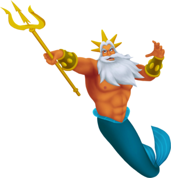 King Triton Khii - King Triton (350x363), Png Download