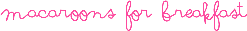Macaroons For Breakfast - Calligraphy (1100x250), Png Download