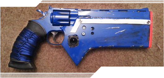Water Gun To Space Gun - Destiny Nerf Gun (530x252), Png Download