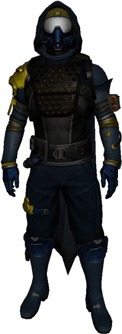 I Am One Bad To The Bone Hunter In Destiny - Figurine (500x729), Png Download