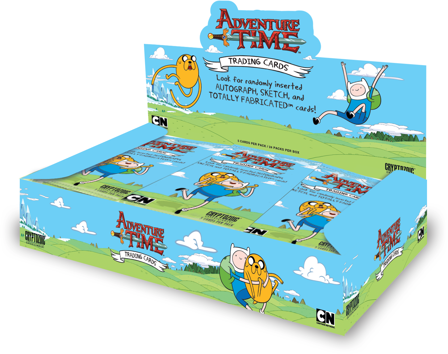 Adventure Time Trading Cards - Adventure Time Trading Cards Booster Display (1638x1527), Png Download