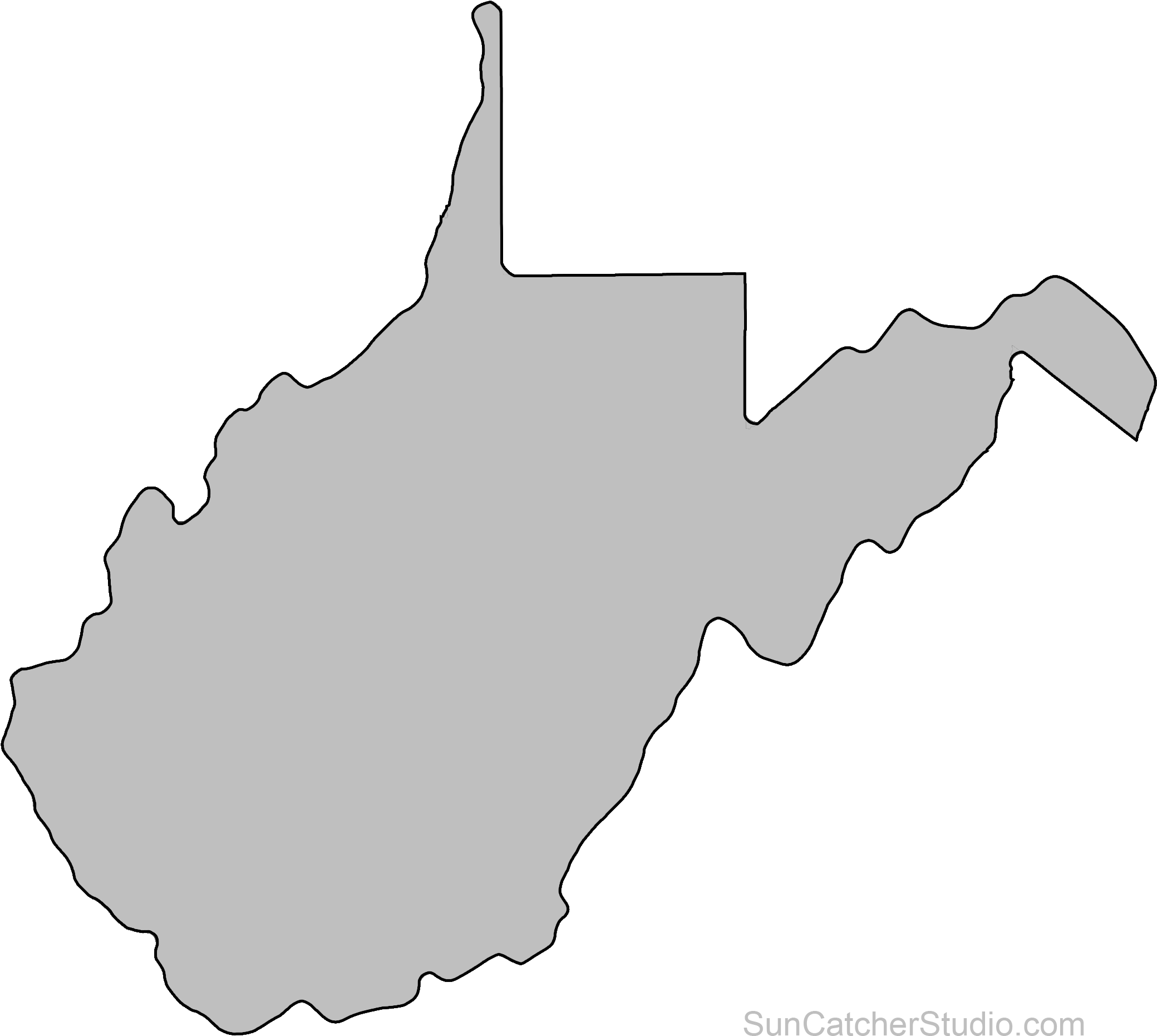 images State Of Virginia Outline Png download west virginia state scroll saw