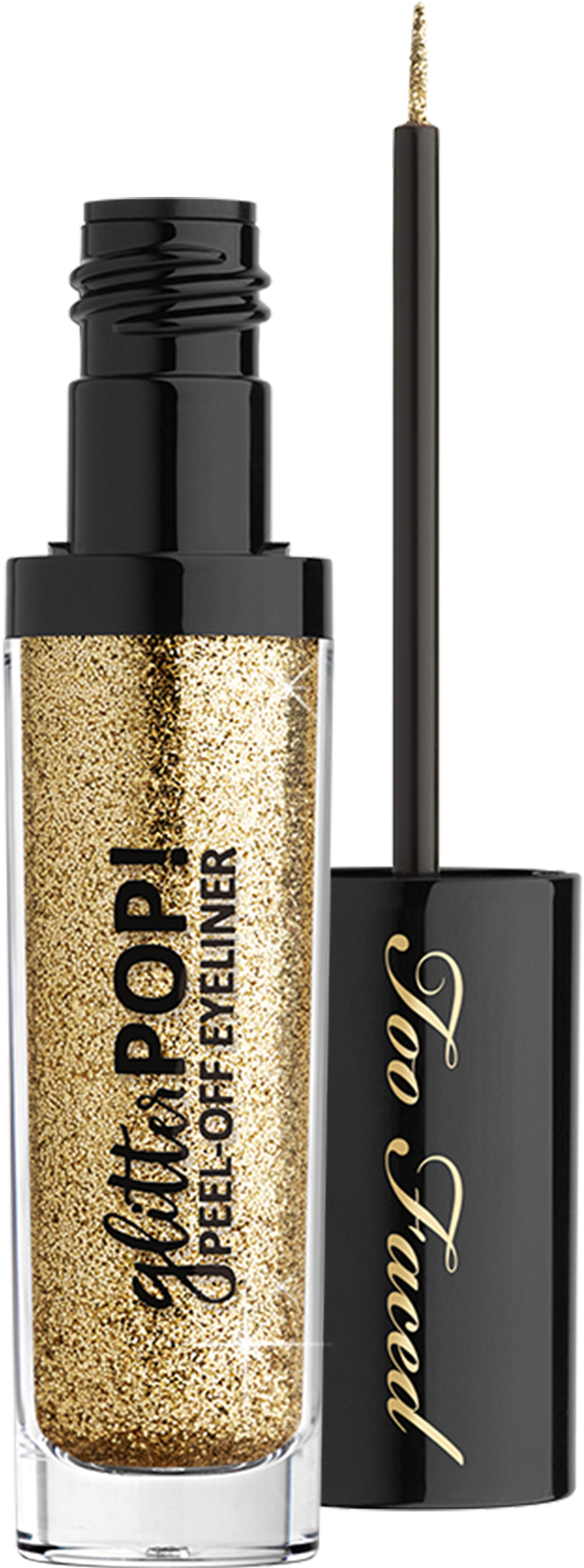 Glitter - Too Faced Glitter Pop! Peel-off Eyeliner (2000x1800), Png Download