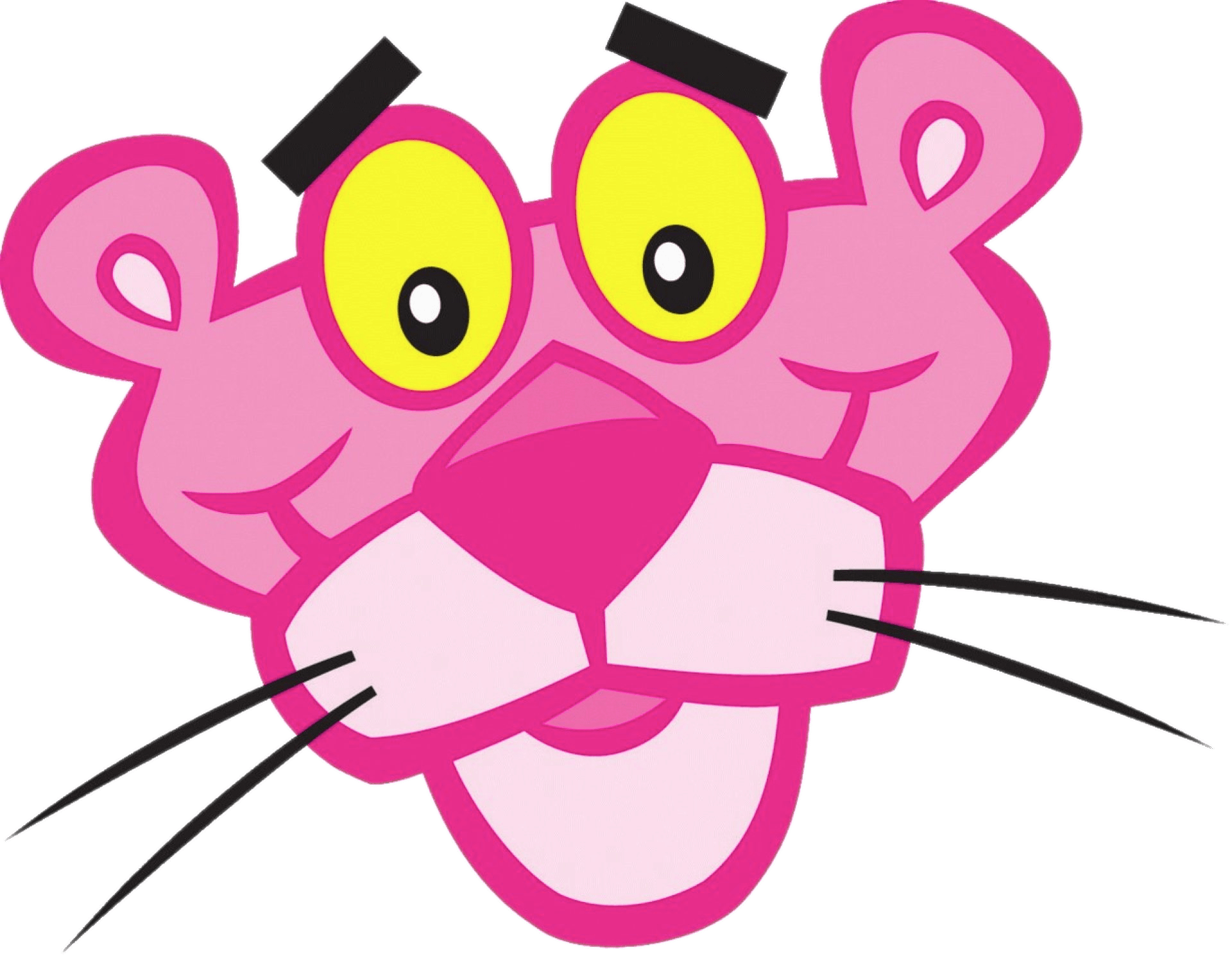 Pink Panther Face (1920x1490), Png Download