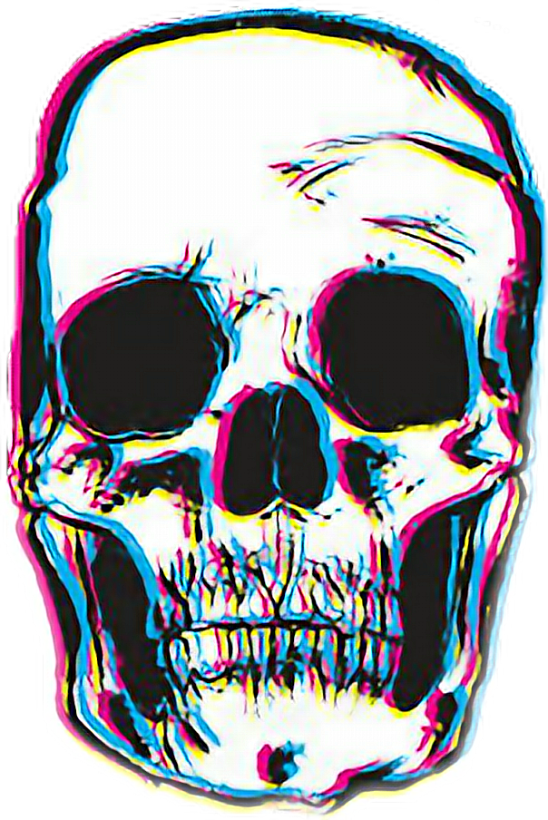 Skull Png Tumblr (604x904), Png Download