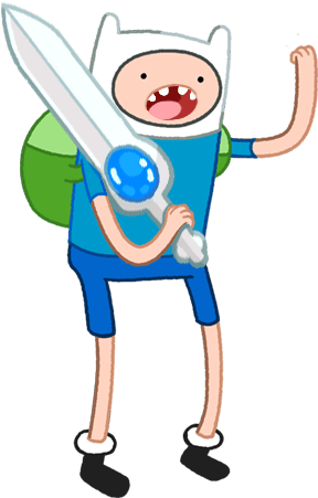 Finn From Adventure Time (529x483), Png Download