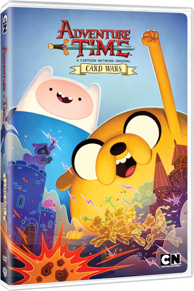 Cartoon Network's All-new “adventure Time - Adventure Time Card Wars Dvd (1024x1024), Png Download