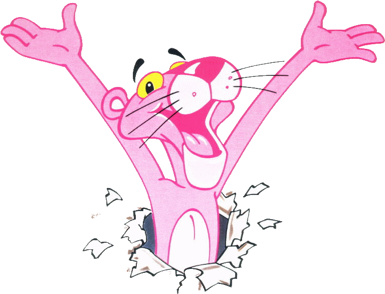 Pinkpanther028 - Pantera Rosa Dibujo Animado (400x306), Png Download