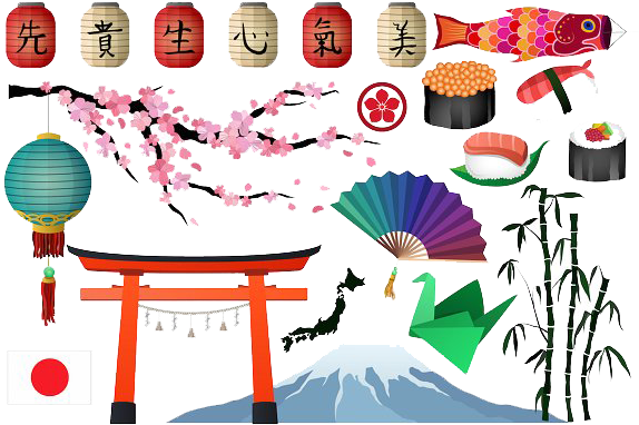 Japanese Png Images Transparent Free Download Pngmart - Japan Clipart (580x386), Png Download