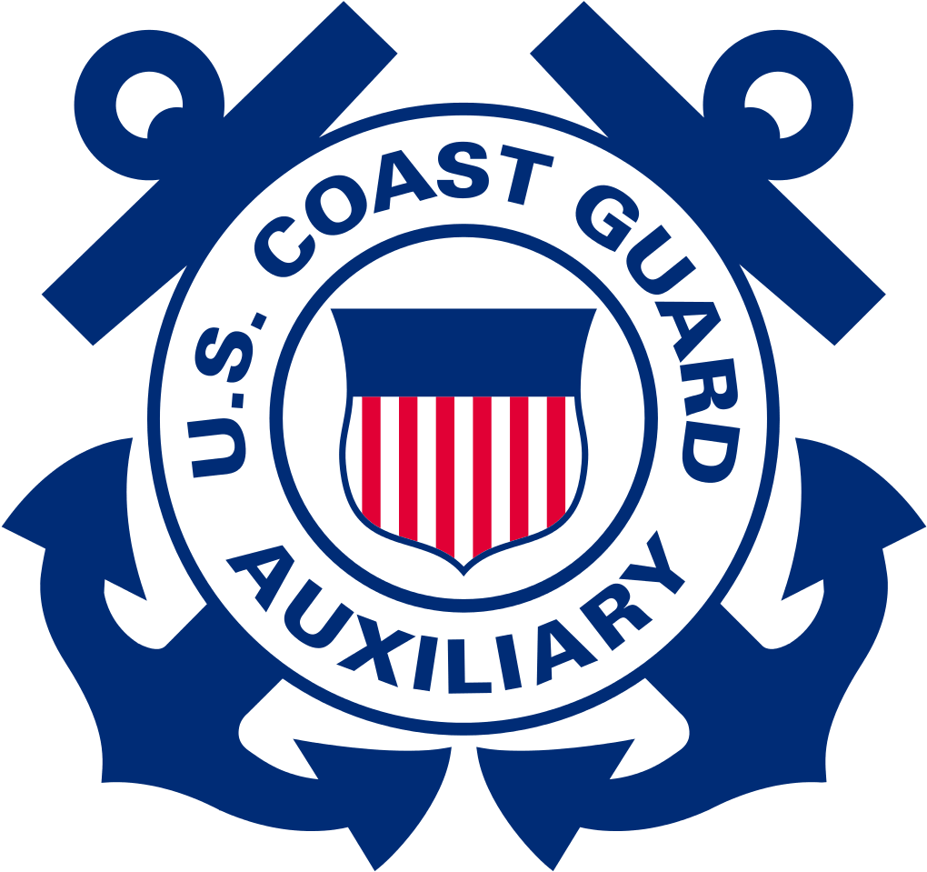Coast Guard Aux Logo (1024x1024), Png Download