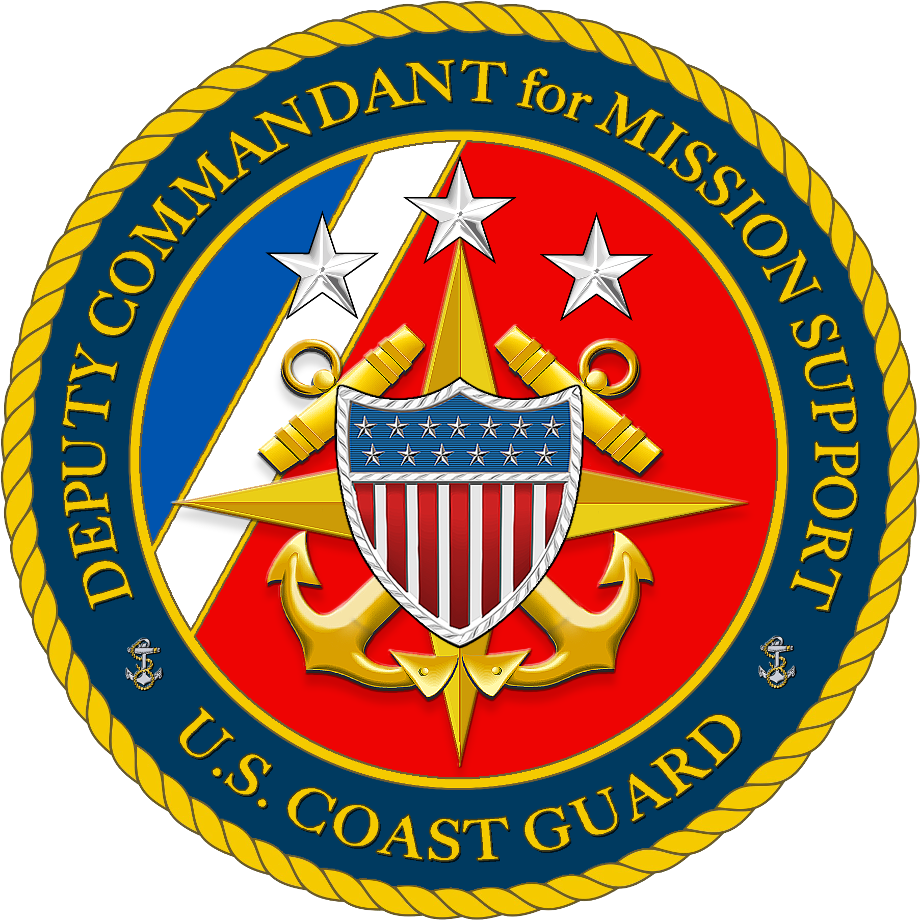 United States Coast Guard - Coast Guard Symbol Transparent (2100x2100), Png Download