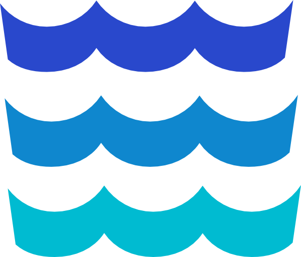 Wave Clip Art Png - Nautical Waves Clipart (600x513), Png Download