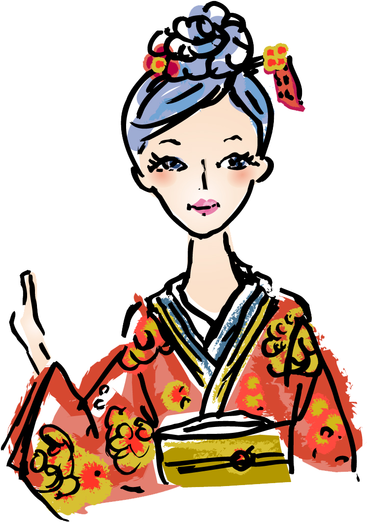 Japanese Clip Art Free - Japanese Woman Clip Art (1600x1200), Png Download